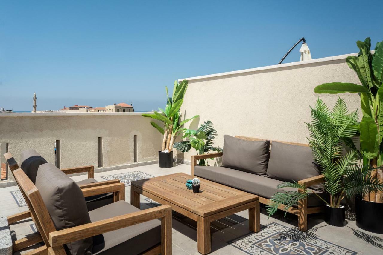 Duplex With Sea View Terrace Above The Flea Market 特拉维夫 外观 照片